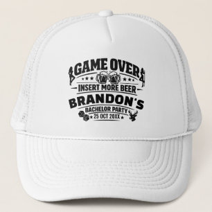 Grappig Game Over vrijgezellenfeest geschenk voor Trucker Pet