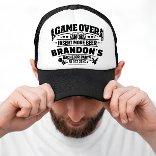 Grappig Game Over vrijgezellenfeest geschenk voor Trucker Pet