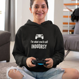 Grappig gamer cadeau Introvert humor Aangepast Hoodie