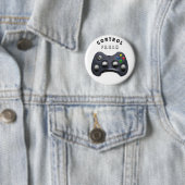 Grappig gamer cadeau ronde button 5,7 cm (In situ)