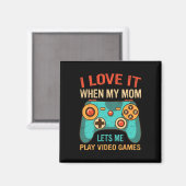Grappig gamer cadeau voor jongens console videogam magneet (Voorkant / Achterkant)