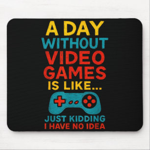 Grappig gamer citaat grafische tee heren jongens t muismat
