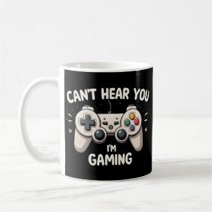 Grappig gamer dat ik je niet kan horen. koffiemok