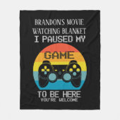 Grappig gamer film die deken bekijkt (Voorkant)