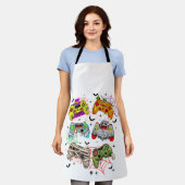 Grappig Gamer Halloween Schort (Gedragen)