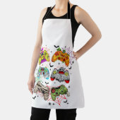 Grappig Gamer Halloween Schort (Insitu)