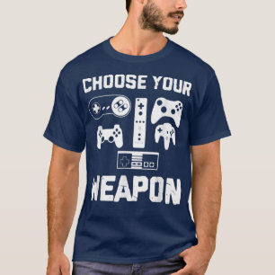 Grappig gamer kies je Kinder Tiener V T-shirt