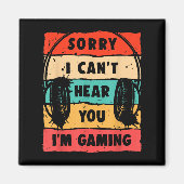 Grappig Gamer Shirt voor Tiener Jongens Mannen Vid Magneet (Voorkant)