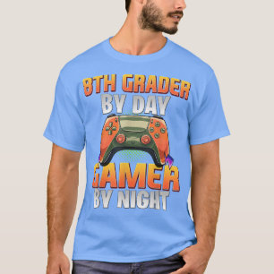 Grappig gamer-studenten die 8 jaar per dag games s t-shirt