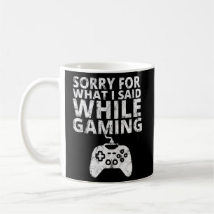 Grappig gamer T sorry voor wat ik zei tijdens het  Koffiemok