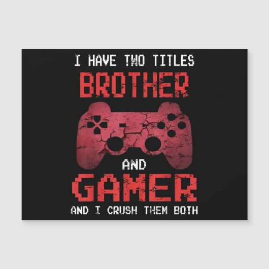 Grappig gamer  videogames voor jongens Brother (Voorkant)