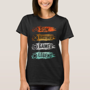Grappig gamer  videogames voor jongens Brother S T-shirt
