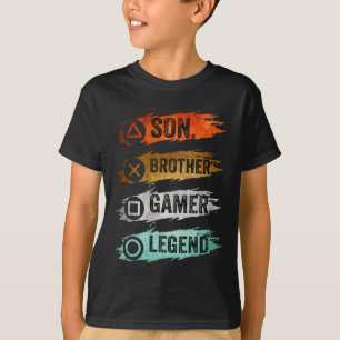 Grappig gamer videogames voor jongens Brother S T-shirt
