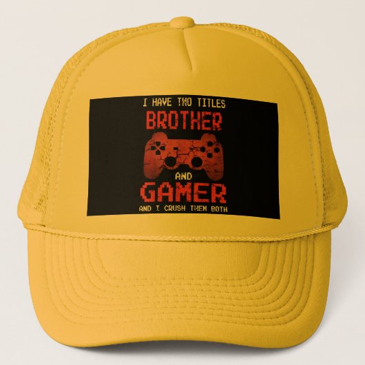 Grappig gamer videogames voor jongens Brother Trucker Pet (Voorkant)