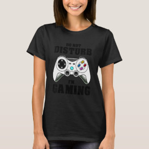 Grappig gamers videospel stoort me niet bij games t-shirt