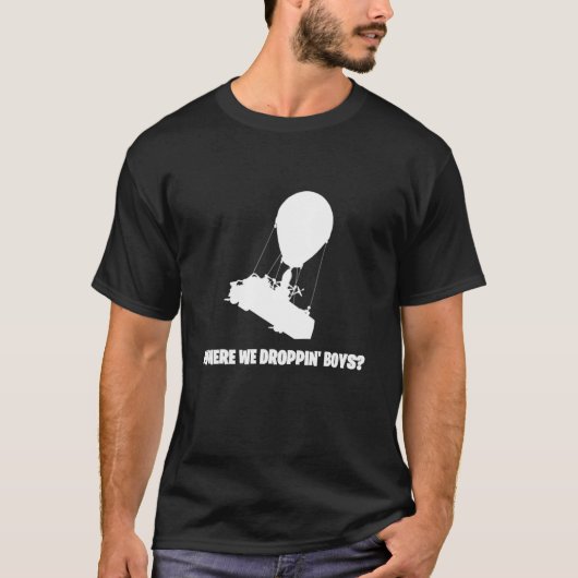 Grappig gaming battle bus T Shirt (Voorkant)