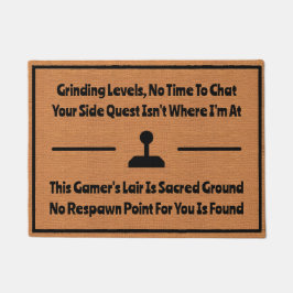 Grappig Gaming Introvert Humor Minimalistisch Rust Deurmat