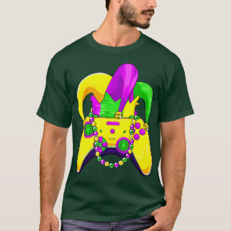 Grappig Gaming Mardi Gras Videogame T-shirt
