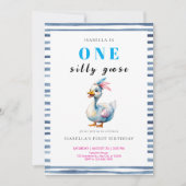 Grappig ganzenfeest kaart (Voorkant)