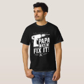 Grappig Garage Papa Monteur Shirt voor Vaders Die  (Voorkant volledig)
