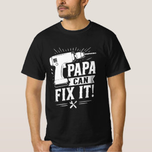 Grappig Garage Papa Monteur Shirt voor Vaders Die