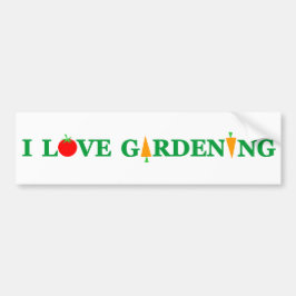Grappig Gardener dat ik van GARDENING hou. Bumpers Bumpersticker