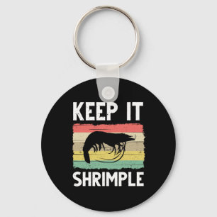 Grappig garnalen cadeau voor mannen vrouwen Cool v Sleutelhanger