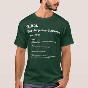 Grappig GAS-ontwerp voor gitaarspelers T-shirt