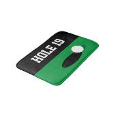 Grappig gat 19 groen puttbadmat voor golfspeler badmat (Gekanteld)