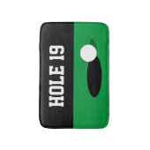 Grappig gat 19 groen puttbadmat voor golfspeler badmat (Voorkant Verticaal)