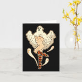  Grappig Gay Halloween Kaart (Gele Bloem)