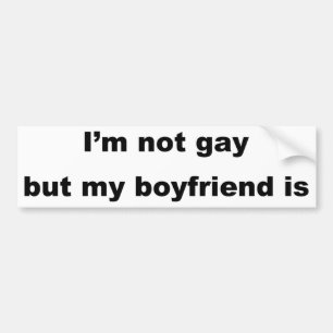 Grappig Gay Slogan! Bumpersticker