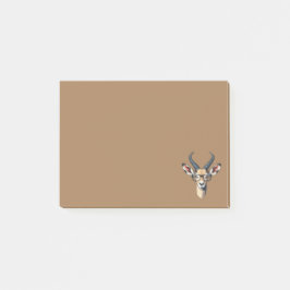 Grappig gazellegezicht voor safariliefhebbers en b post-it® notes