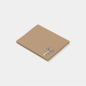 Grappig gazellegezicht voor safariliefhebbers en b post-it® notes (Schuin)