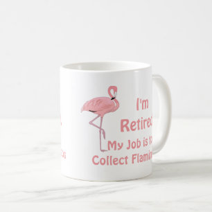 Grappig gazon flamingo pensioen cadeau koffiemok