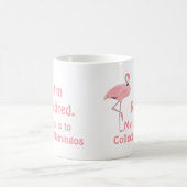 Grappig gazon flamingo pensioen cadeau koffiemok (Center)
