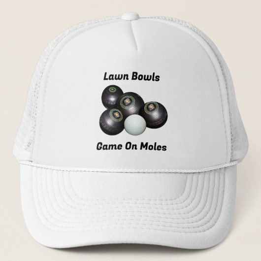 Grappig gazon kommen spel op m...., truckers Pet (Voorkant)