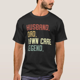Grappig gazon maaien gazon zorg Vintage voor manne T-shirt