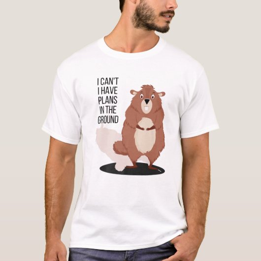 Grappig geaarde dag dat ik plannen heb in het gewe t-shirt (Voorkant)
