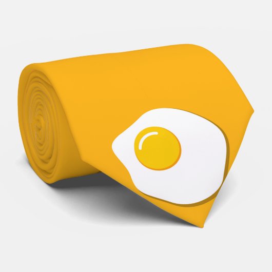 Grappig gebarsten eieren stropdas (Opgerold)