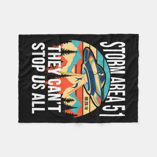 Grappig gebied 51 Ze kunnen ons niet stoppen Alle  Fleece Deken (Voorkant (Horizontaal))