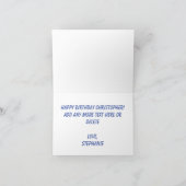 Grappig geboortejaar Niemand is perfect geboren da Kaart (Binnen)