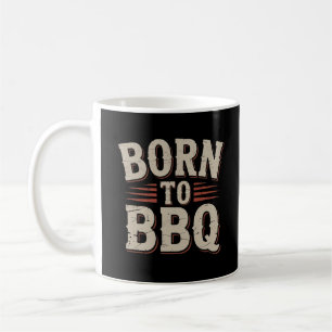 Grappig Geboren om BBQ Retro Pitmaster Grill Meest Koffiemok