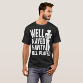 Grappig gebroken arm ontwerp voor mannen vrouwen K T-shirt (Voorkant volledig)