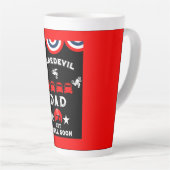 Grappig gebroken been wordt beter latte mok (Rechterhoek)