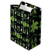 Grappig gebroken been wordt beter medium cadeauzakje (Achterkant Gekanteld)