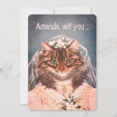 Grappig gebruik als mijn bruidsmeisje/dienstmeisje kaart (Voorkant)