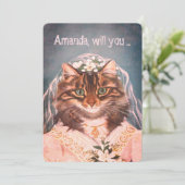 Grappig gebruik als mijn bruidsmeisje/dienstmeisje kaart (Staand voorkant)