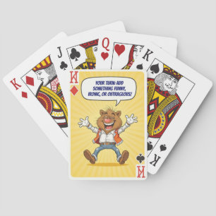 Grappig gebruik - Zeg iets wild editie Pokerkaarten