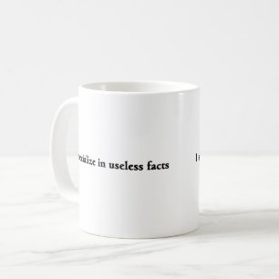 Grappig Gebruikelijke feiten Trivia Buff Koffiemok